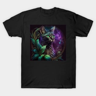 Bengal Cat Galactic Divine T-Shirt